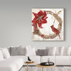 Trademark Fine Art Color Bakery 'Cardinal Christmas II' Canvas Art, 24x24 ALI20883-C2424GG